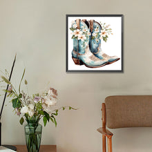 Load image into Gallery viewer, Diamond Painting - Full Round - cowboy boots (30*30CM)
