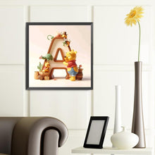 Load image into Gallery viewer, Diamond Painting - Full Round - Pooh letters (40*40CM)
