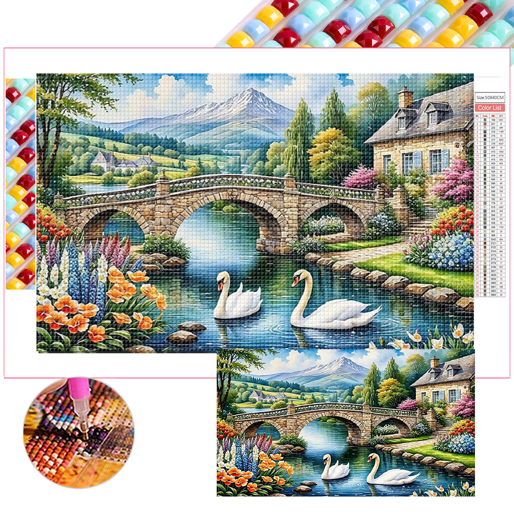 Diamond Painting - Full Square - cabin (70*50CM)
