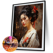 Load image into Gallery viewer, Diamond Painting - Full Square - asian girl (40*50CM)
