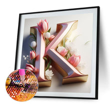 Load image into Gallery viewer, Diamond Painting - Full Square - Letter K (30*30CM)
