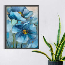 Load image into Gallery viewer, Diamond Painting - Full Square - blue poppy (30*40CM)
