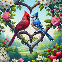 Load image into Gallery viewer, Diamond Painting - Full Square - Lovebirds (30*30CM)
