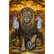 Load image into Gallery viewer, AB Diamond Painting - Full Round - african nature spirit (40*60CM)
