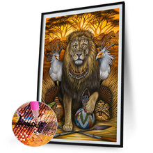 Load image into Gallery viewer, AB Diamond Painting - Full Round - african nature spirit (40*60CM)

