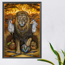 Load image into Gallery viewer, AB Diamond Painting - Full Round - african nature spirit (40*60CM)
