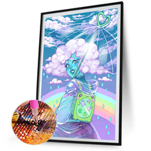 Load image into Gallery viewer, AB Diamond Painting - Full Round - weather girl (40*60CM)
