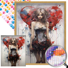 Load image into Gallery viewer, AB Diamond Painting - Full Round - mysterious girl (40*50CM)
