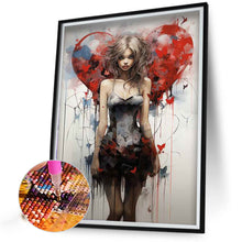 Load image into Gallery viewer, AB Diamond Painting - Full Round - mysterious girl (40*50CM)
