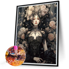 Load image into Gallery viewer, AB Diamond Painting - Full Round - Mysterious Flower Girl (40*50CM)
