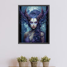 Load image into Gallery viewer, AB Diamond Painting - Full Round - Mysterious girl (40*50CM)
