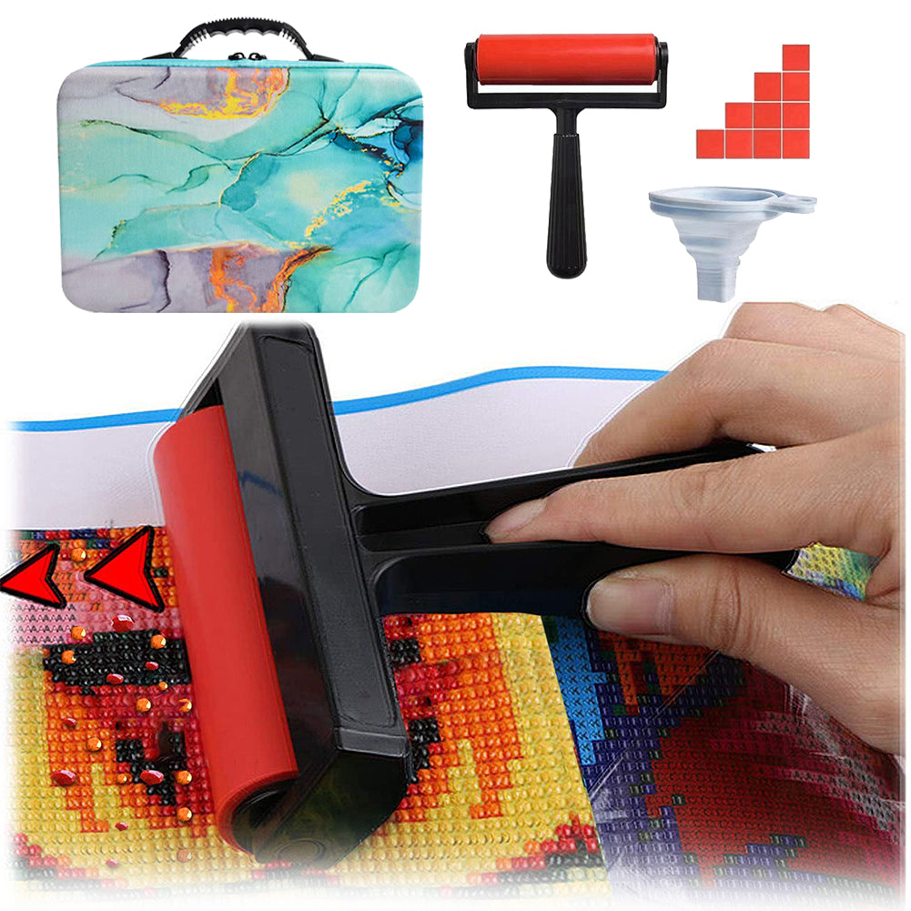 70 Slots Portable 5D Diamond Painting Carrying Bag with Tools for DIY Art Craft