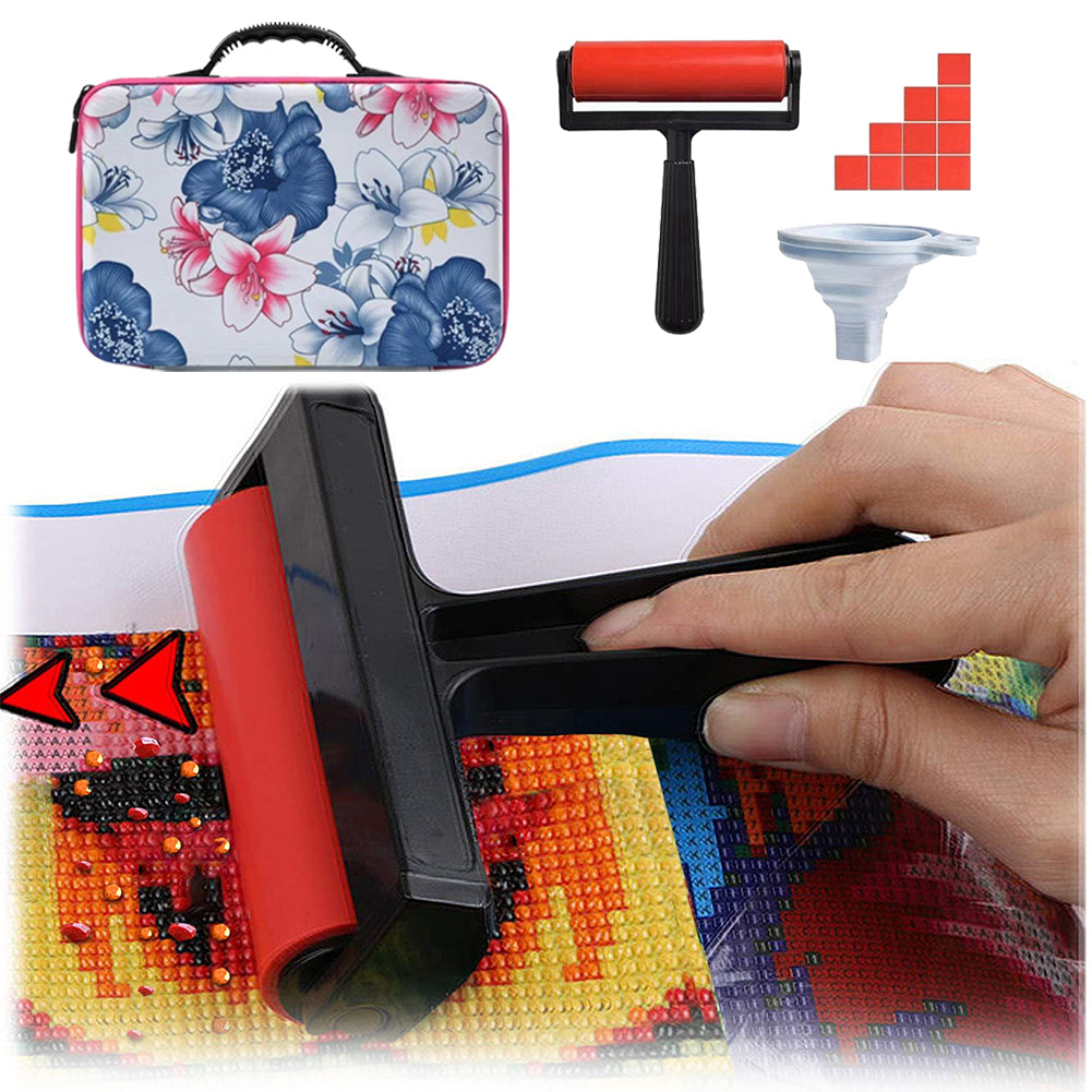 70 Slots Portable 5D Diamond Painting Carrying Bag with Tools for DIY Art Craft