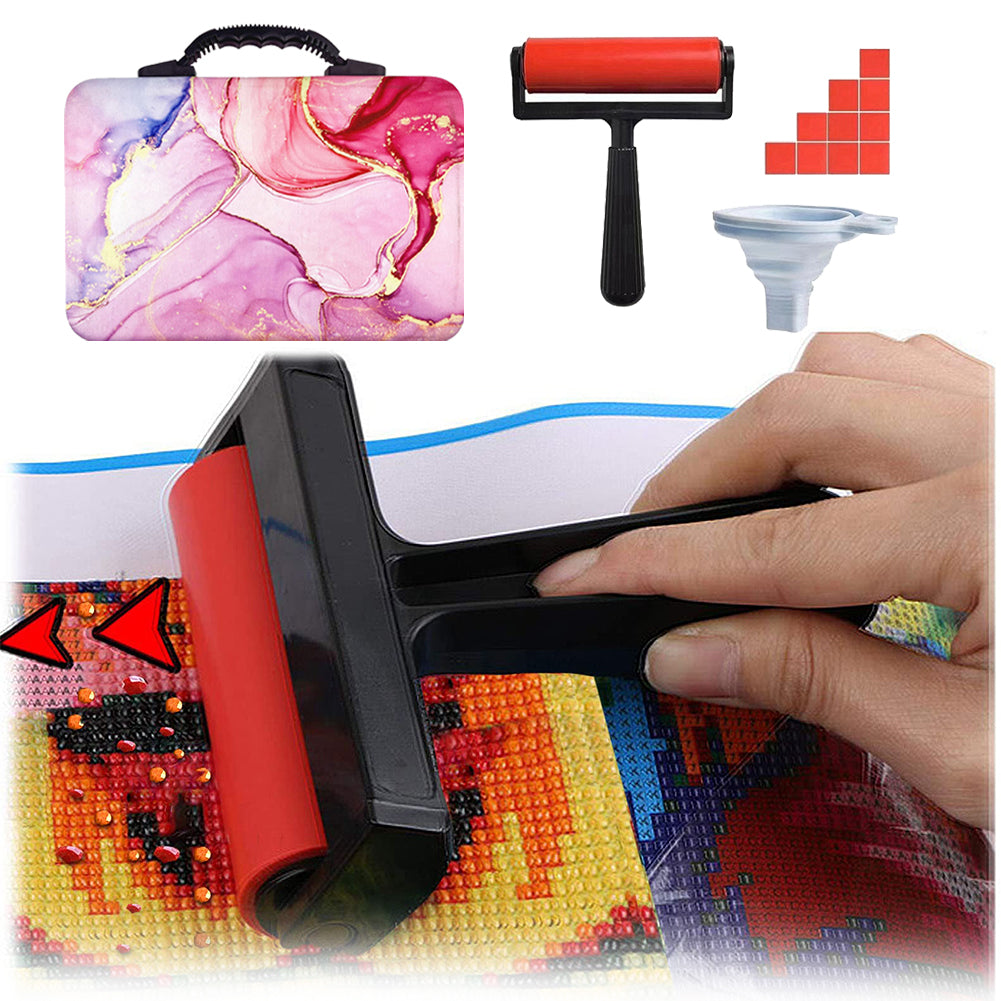 70 Slots Portable 5D Diamond Painting Carrying Bag with Tools for DIY Art Craft