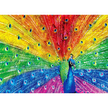 Load image into Gallery viewer, AB Diamond Painting - Full Round - Colorful peacock (55*40CM)
