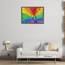 Load image into Gallery viewer, AB Diamond Painting - Full Round - Colorful peacock (55*40CM)
