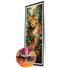 Load image into Gallery viewer, AB Diamond Painting - Full Round - Leopard in the forest (30*90CM)
