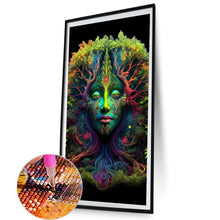 Load image into Gallery viewer, AB Diamond Painting - Full Round - nature goddess tree (40*70CM)
