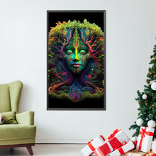 Load image into Gallery viewer, AB Diamond Painting - Full Round - nature goddess tree (40*70CM)
