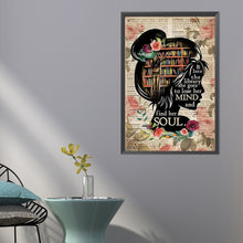 Load image into Gallery viewer, AB Diamond Painting - Full Round - girl silhouette (40*60CM)

