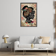 Load image into Gallery viewer, AB Diamond Painting - Full Round - girl silhouette (40*60CM)
