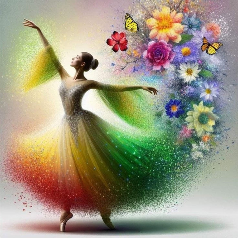 Diamond Painting - Full Round - ballet girl (30*30CM)