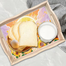 Load image into Gallery viewer, Wooden Cat 5D DIY Diamond Painting Serving Tray Diamond Painting Tray Handicraft
