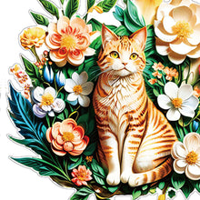 Load image into Gallery viewer, Double Sided Acrylic Flower Butterfly Diamond Painting Decor Diamond Art Pendant
