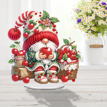 Load image into Gallery viewer, Acrylic Special Shape Fruit Gnome Desktop Diamond Art Kits for Home Office Decor
