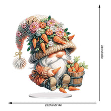 Load image into Gallery viewer, Acrylic Special Shape Fruit Gnome Desktop Diamond Art Kits for Home Office Decor
