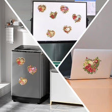 Load image into Gallery viewer, 6Pcs Special Shape Animal Diamond Painting Fridge Magnet Diamond Magnets Decals
