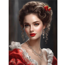 Load image into Gallery viewer, Diamond Painting - Full Round - noble lady (30*40CM)
