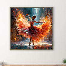 Load image into Gallery viewer, Diamond Painting - Full Round - skirt girl (30*30CM)
