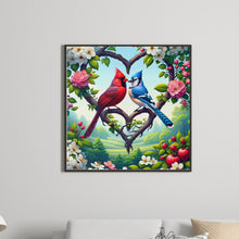Load image into Gallery viewer, Diamond Painting - Full Round - cardinal bluebird (40*40CM)
