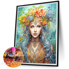 Load image into Gallery viewer, Diamond Painting - Full Square - forest girl (40*50CM)
