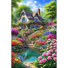 Load image into Gallery viewer, AB Diamond Painting - Full Square - garden house (40*60CM)
