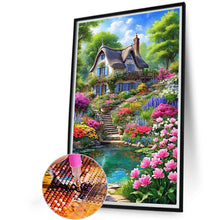 Load image into Gallery viewer, AB Diamond Painting - Full Square - garden house (40*60CM)
