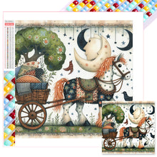 Load image into Gallery viewer, Diamond Painting - Full Square - little white horse (30*30CM)
