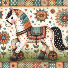 Load image into Gallery viewer, Diamond Painting - Full Square - little white horse (30*30CM)
