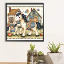 Load image into Gallery viewer, Diamond Painting - Full Square - little white horse (30*30CM)
