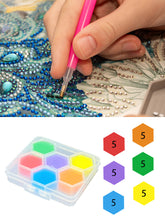 Load image into Gallery viewer, 30/120Pcs Diamond Embroidery Drill Mud Kit with Box Diamond Mosaic Glue Clay Set
