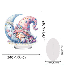 Load image into Gallery viewer, Double Side Sleeping Gnome Diamond Painting Desktop Ornaments Kit for Home Decor
