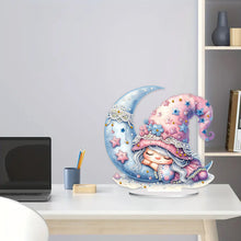 Load image into Gallery viewer, Double Side Sleeping Gnome Diamond Painting Desktop Ornaments Kit for Home Decor
