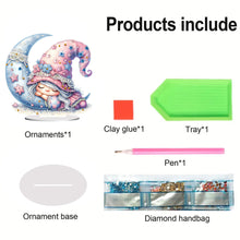 Load image into Gallery viewer, Double Side Sleeping Gnome Diamond Painting Desktop Ornaments Kit for Home Decor
