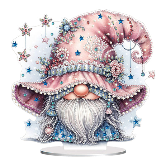 Double Side Sleeping Gnome Diamond Painting Desktop Ornaments Kit for Home Decor
