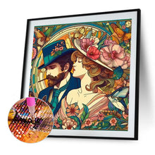 Load image into Gallery viewer, Diamond Painting - Full Round - gentleman lady (40*40CM)
