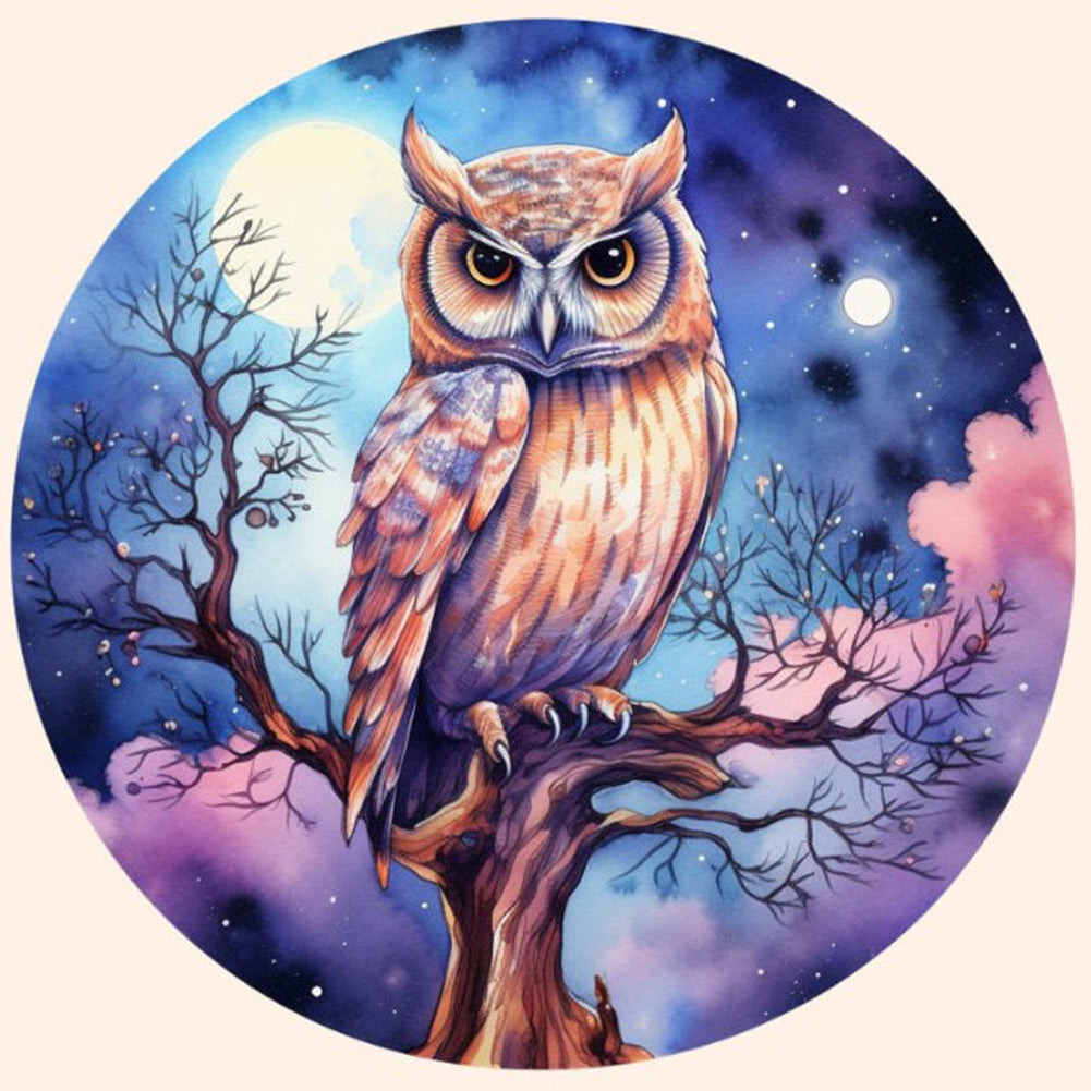 Diamond Painting - Full Round - owl (40*40CM)