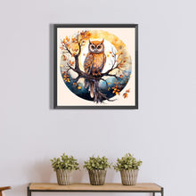 Load image into Gallery viewer, Diamond Painting - Full Round - owl (40*40CM)
