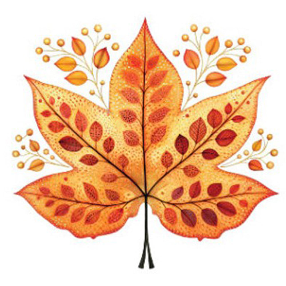 Diamond Painting - Full Round - maple leaf (40*40CM)