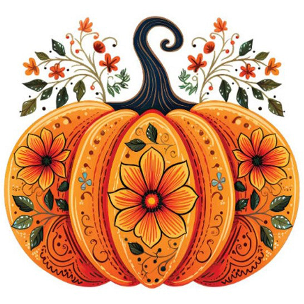 Diamond Painting - Full Round - pumpkin (40*40CM)
